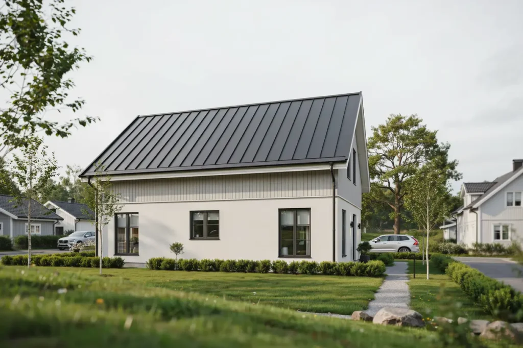 avslutad takrenovering p villa i getinge halland