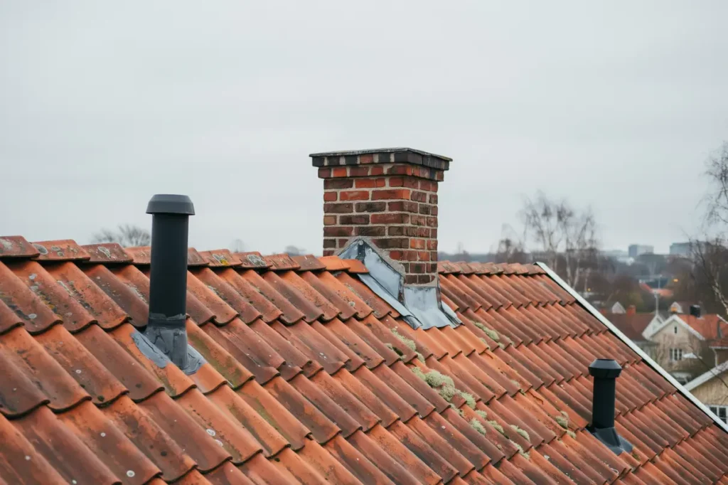 l ckande tak vid takgenomf ringar s f rebygger du skador runt skorsten ventilation och avlopp